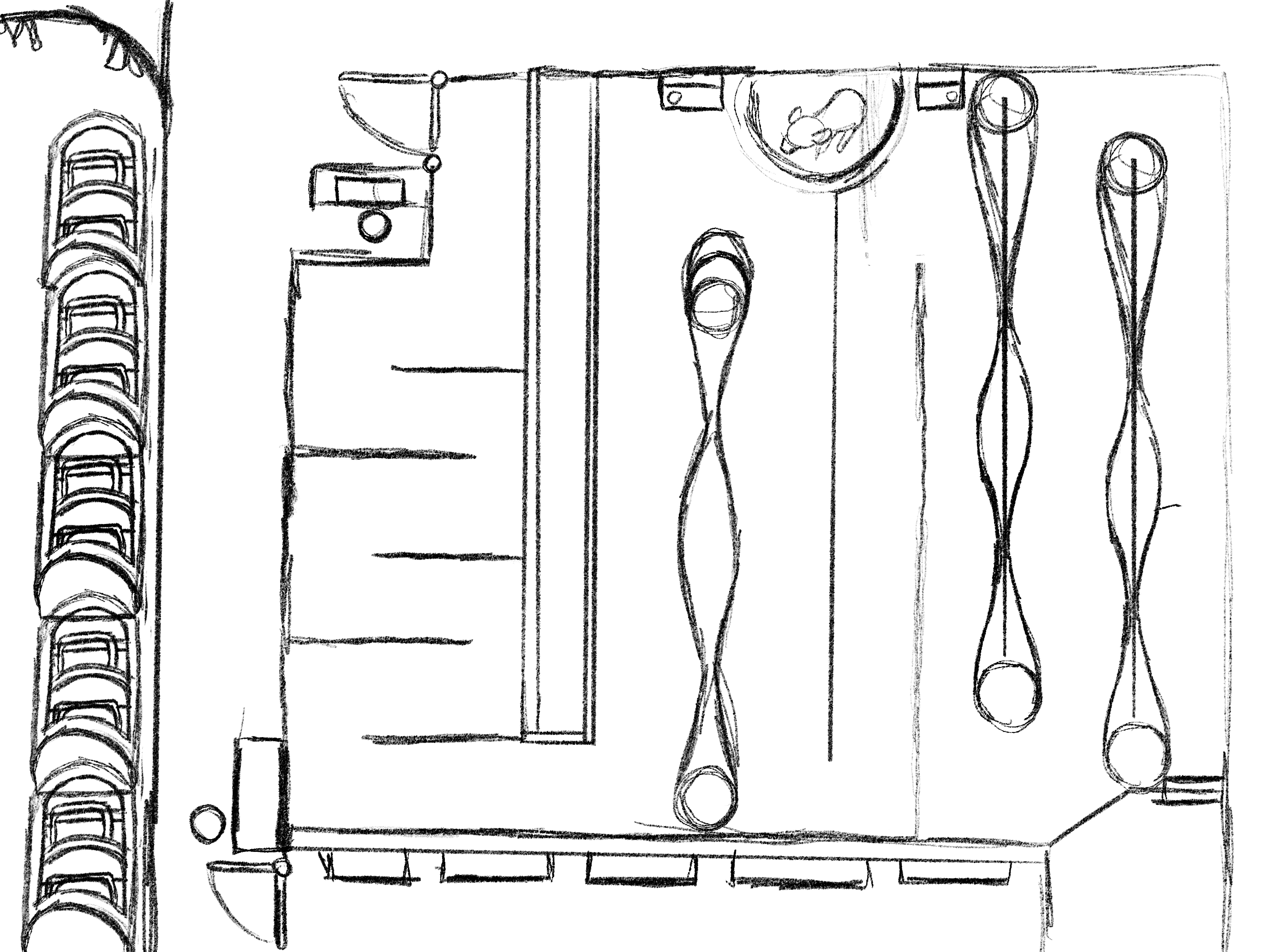 shadows ride queue top down